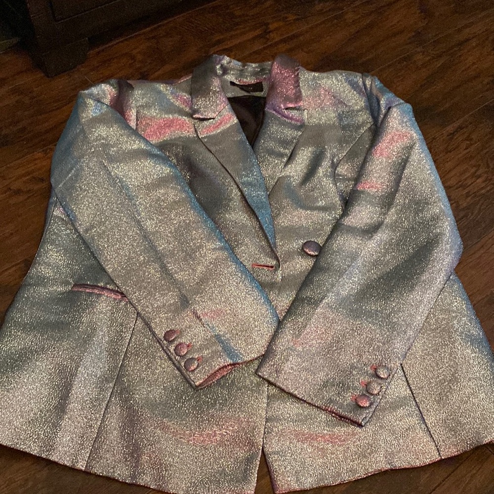 Metallic Forever 21 Blazer